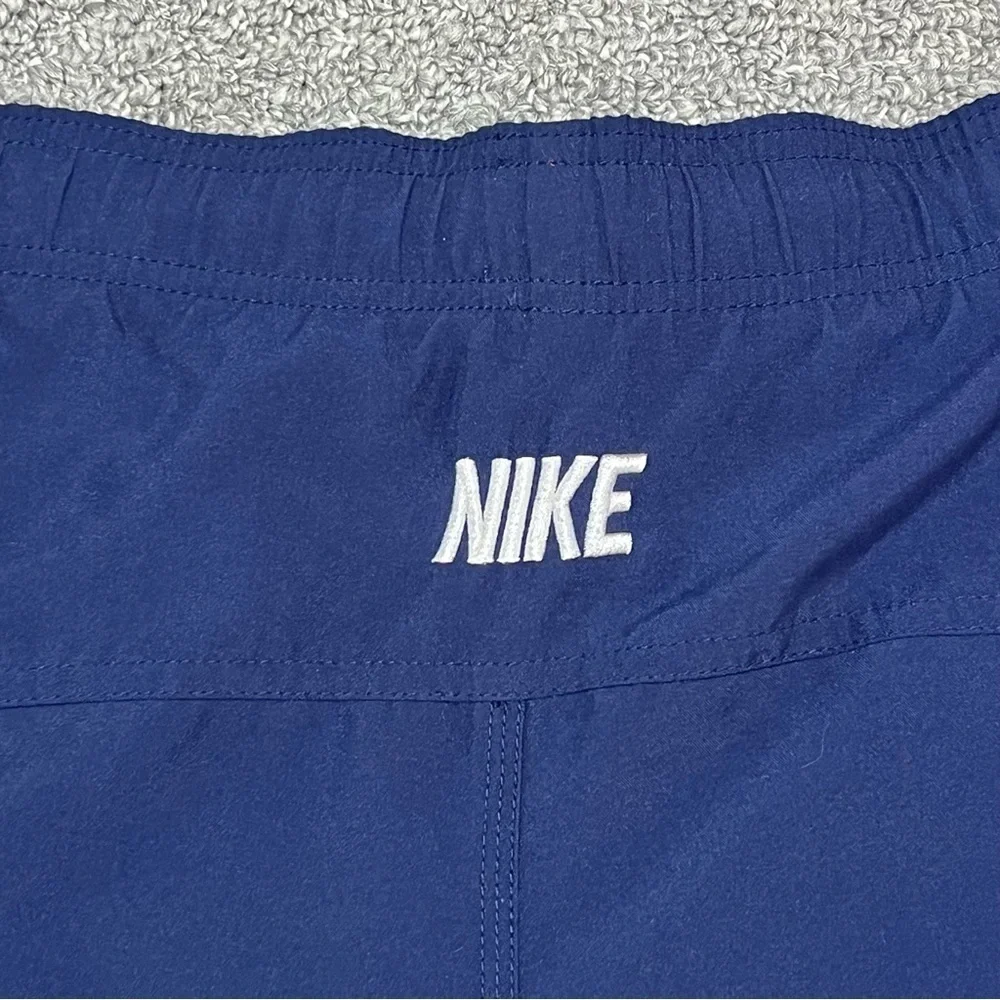 Vintage Y2K Nike Silver Tag Shorts Mens Size XL Navy Blue Athletic Drawstring